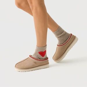Ugg Tasman Slipper sand dark cherry womens size